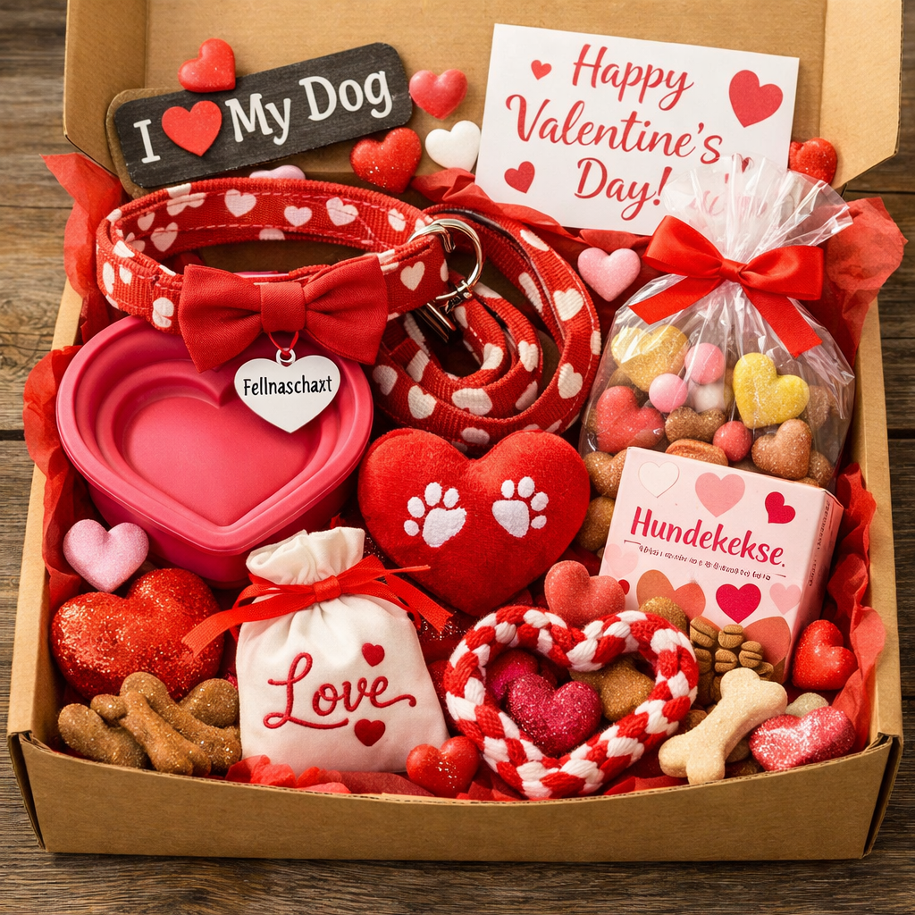 Leinzelstück-Valentinstagsbox